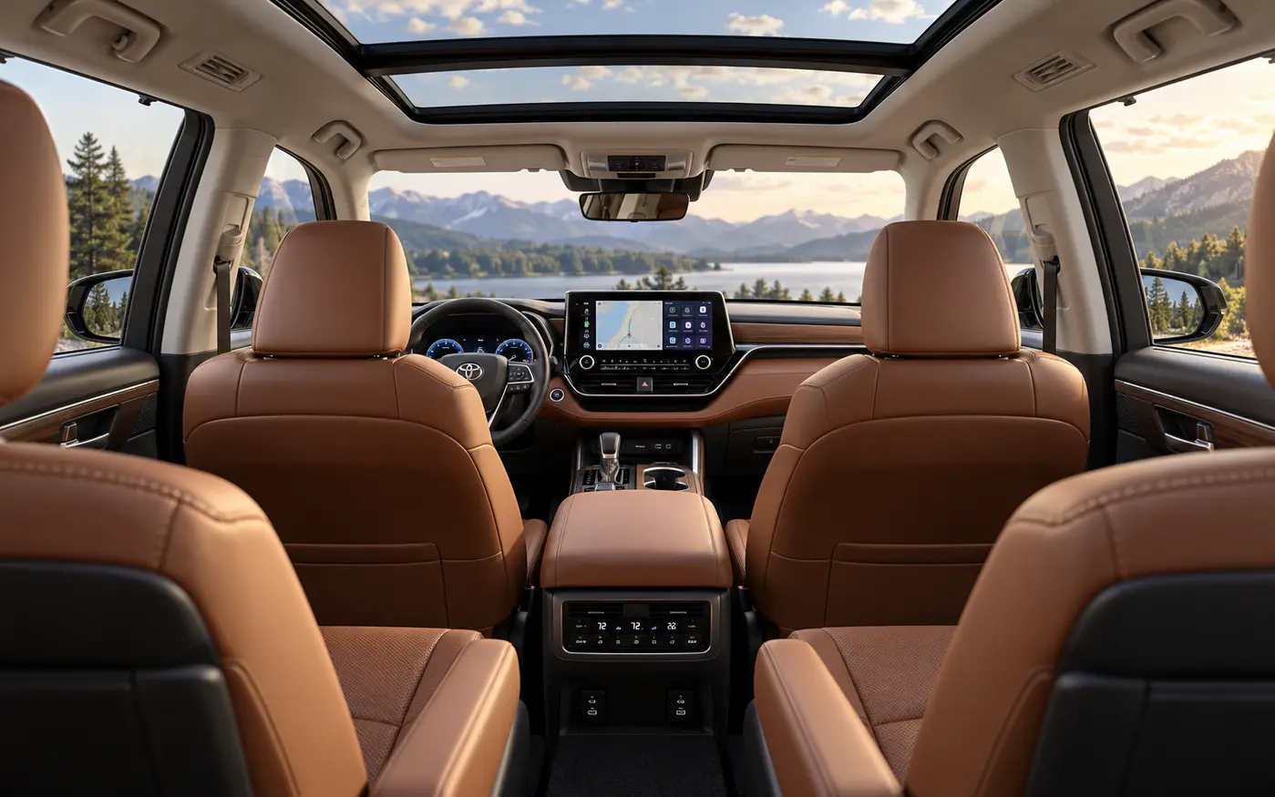 Toyota Highlander XU70 — салон