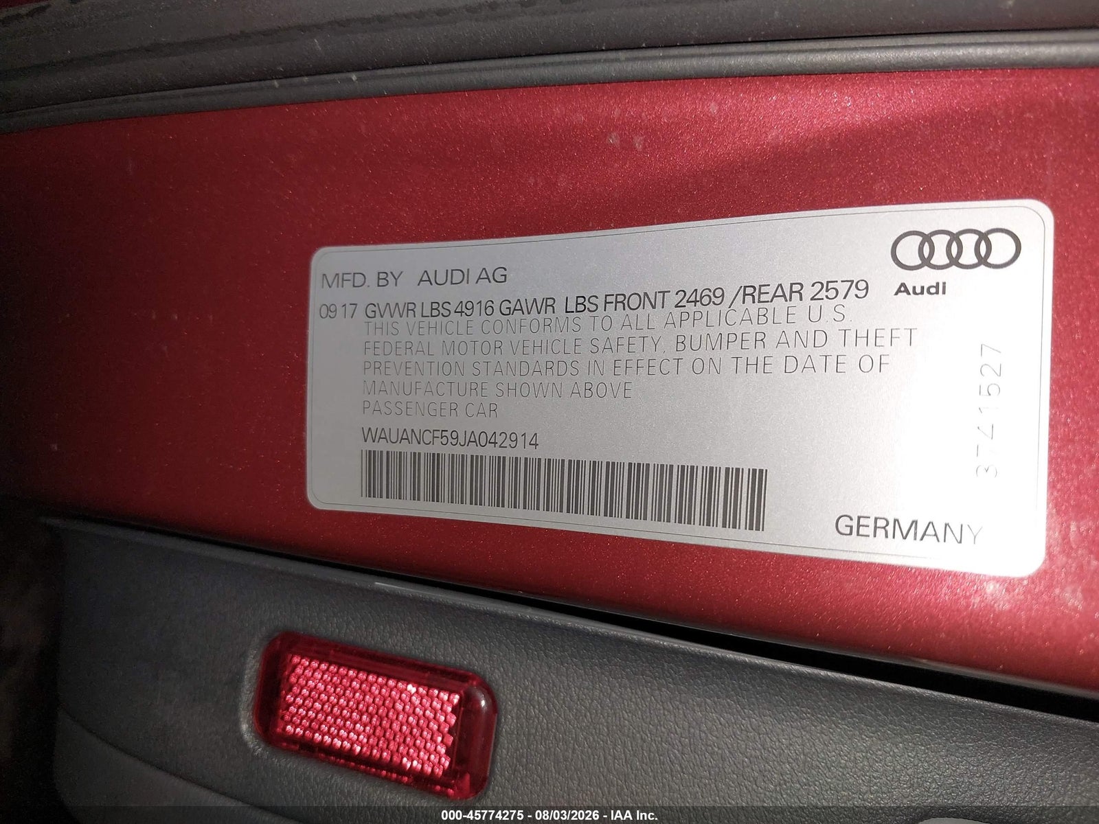 2018 Audi A5 2.0T PREMIUM, фото 9