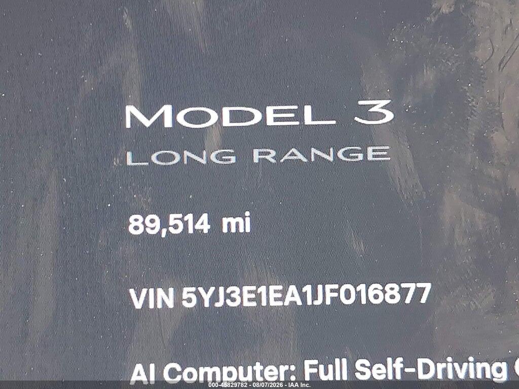 2018 Tesla Model 3 LONG RANGE/MID RANGE, фото 16